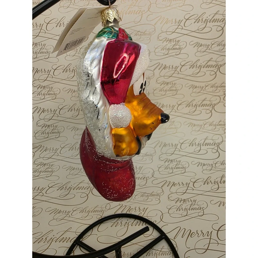 1998 Christopher Radko Disney Pluto Stocking 98-DIS-07 Ornament 7